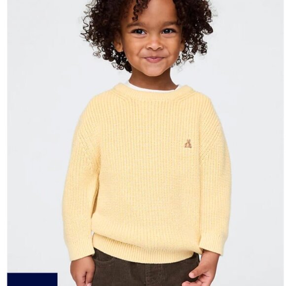 NWOT GAP Baby & Toddler Shaker-Stitch Crewneck Sweater - Picture 3 of 3